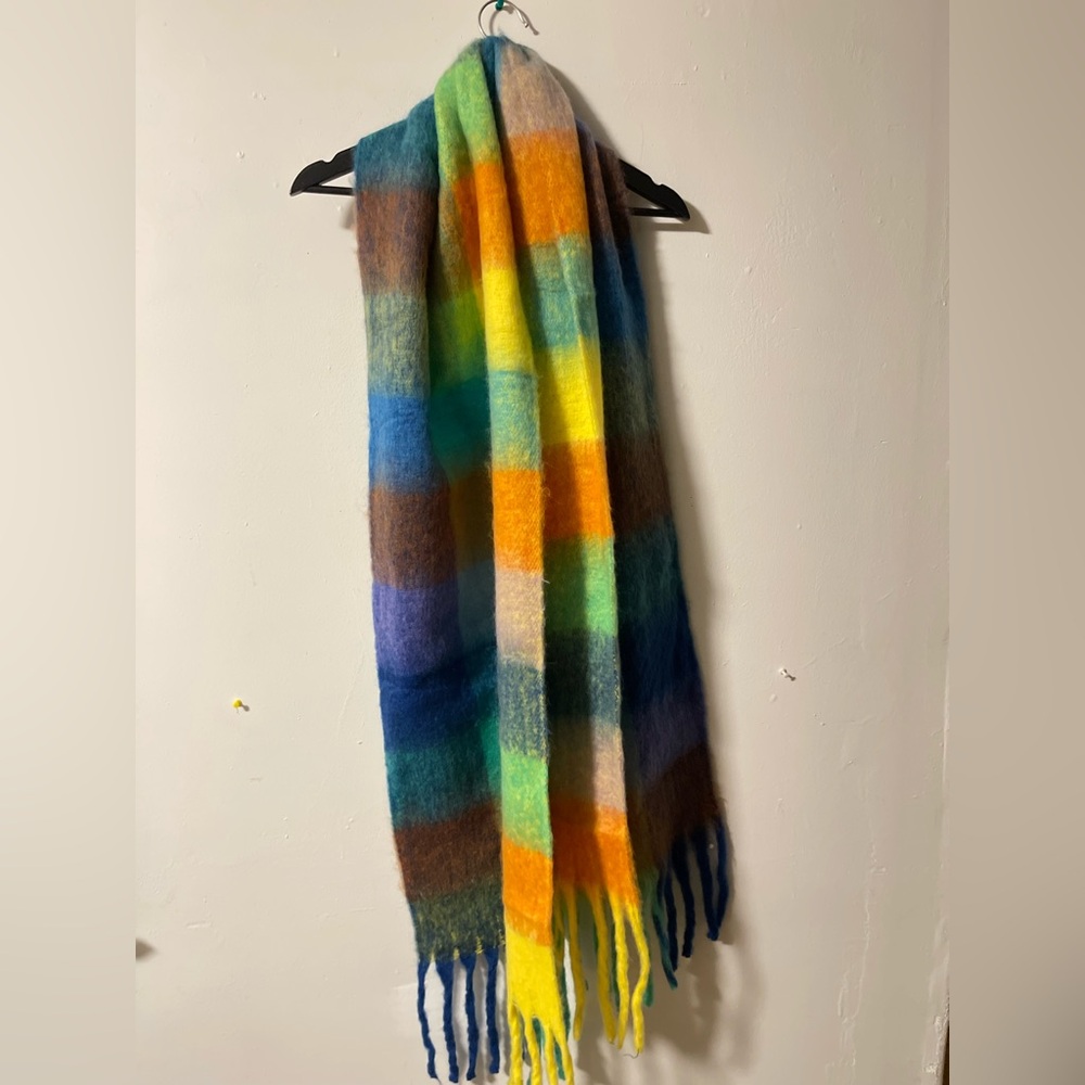Colorful Acrylic Warm Scarf